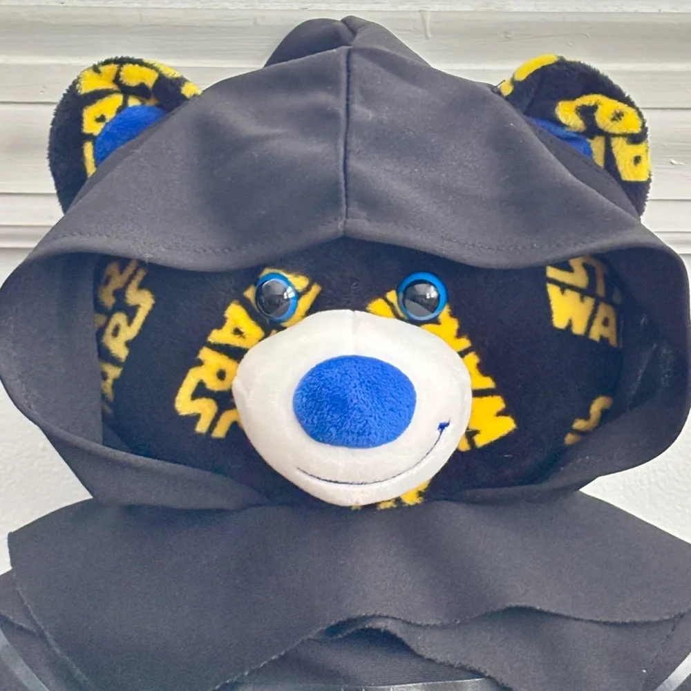 Build A Bear STAR WARS LOGO Teddy Bear Plush Yellow Black KYLO REN OUTFIT 2015
